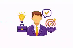 Imprenditore e icone di successo